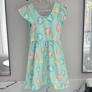 Monica and Andy Mint Green Mickey and Minnie Mouse Dress